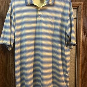 Nike Blue and Yellow Championsgate Polo